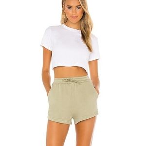 Kristen Sweat Shorts in Sage Green